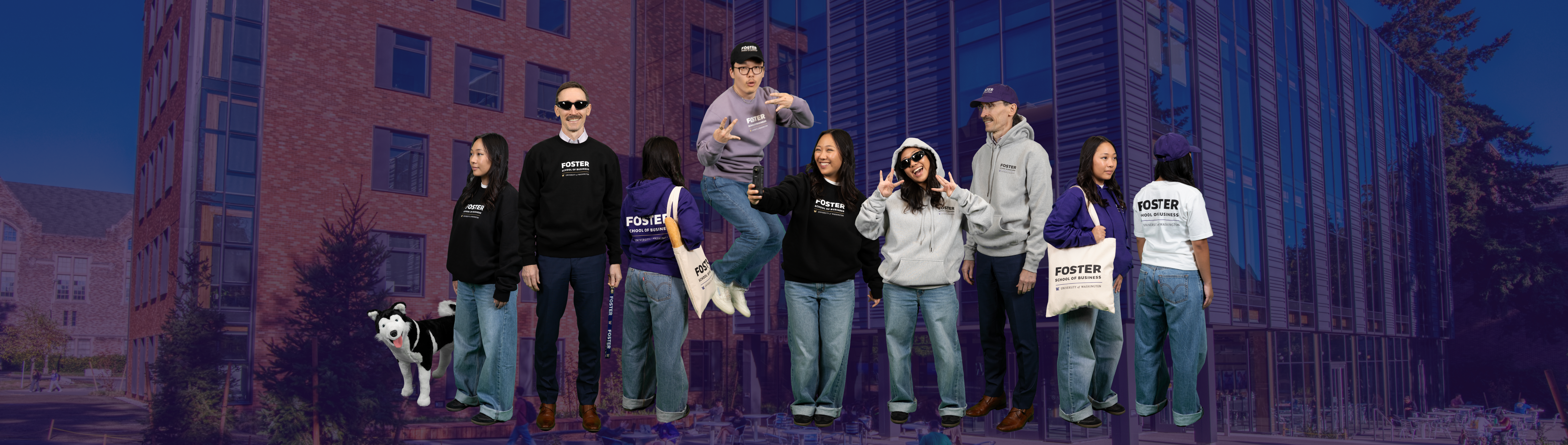 Foster School of Business Black Tshirt